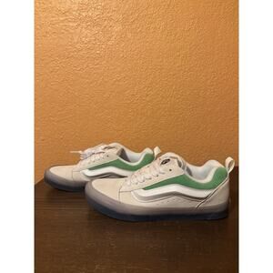 Vans Knu Skool Translucent Skate Sneakers Shoes Classic White Green Size8.5M/10W